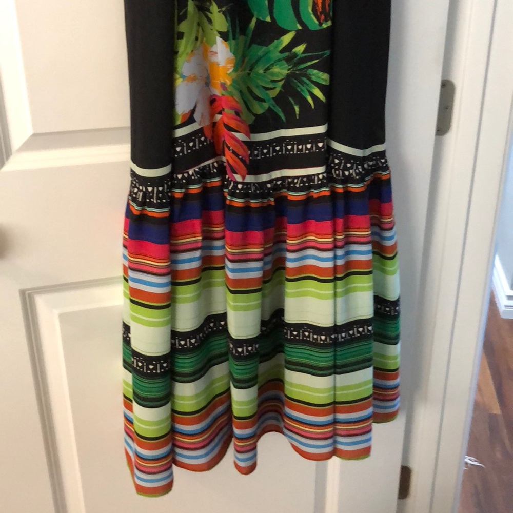 INC Black Floral Maxi Dress - Picture 7 of 7